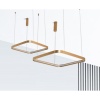 Подвесной светодиодный светильник Italline IT013-6024 gold 3000K