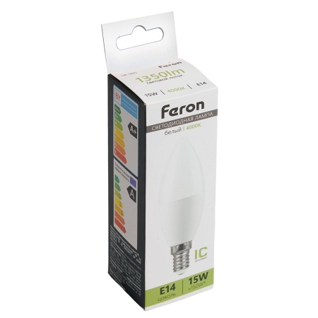 Лампа светодиодная Feron LB-980 E14 15W 4000K 52073