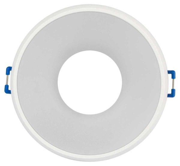 Светильник встраиваемый декоративный ЭРА DK100 WH под лампу MR16 GU5.3 белый Б0055588