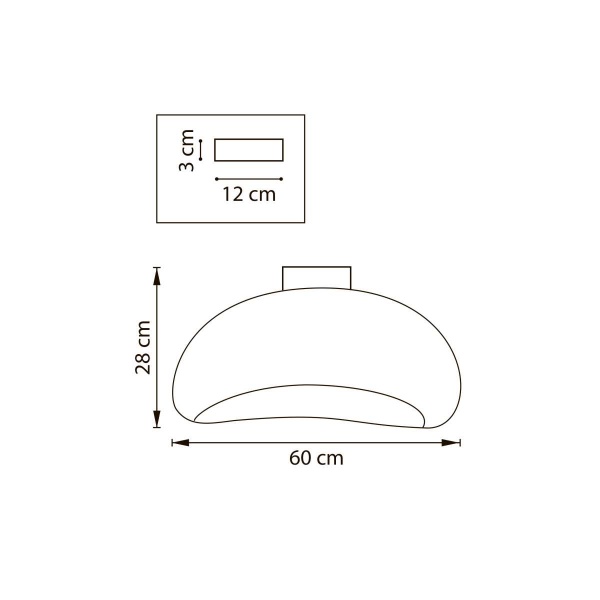 Светильник настенно-потолочный 1xE27 (led) max 12W Sigma Lightstar 611666