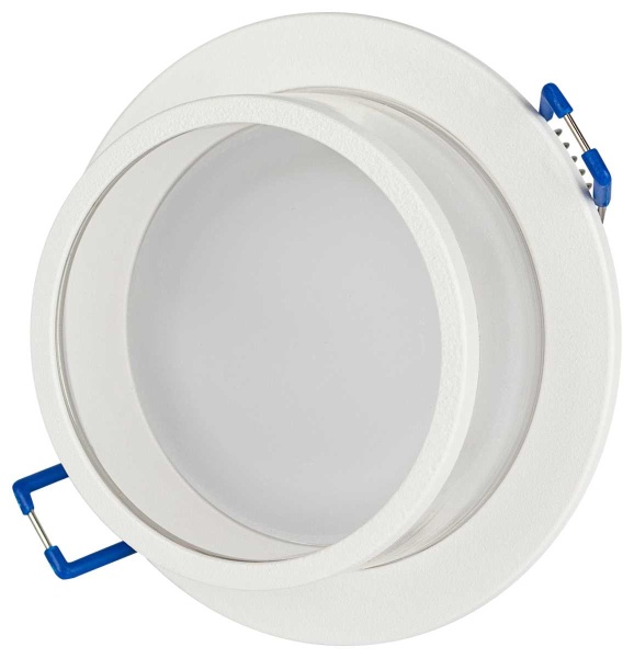 Светильник встраиваемый декоративный ЭРА DK99 WH под лампу MR16 GU5.3 белый Б0058393