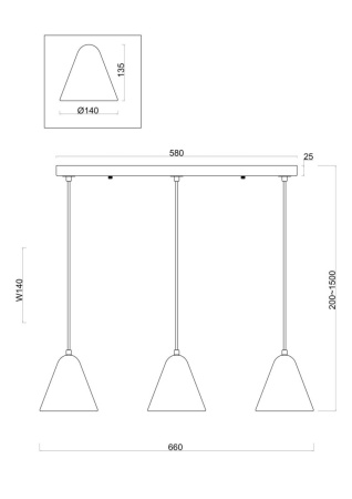 Подвесной светильник Freya FR8004PL-03WG