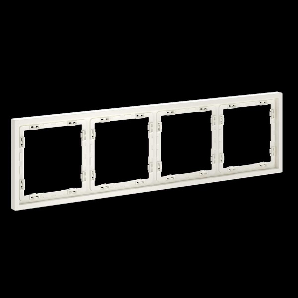 Рамка пластиковая S70 на 4 пост, (хлопок) Voltum VLS100413