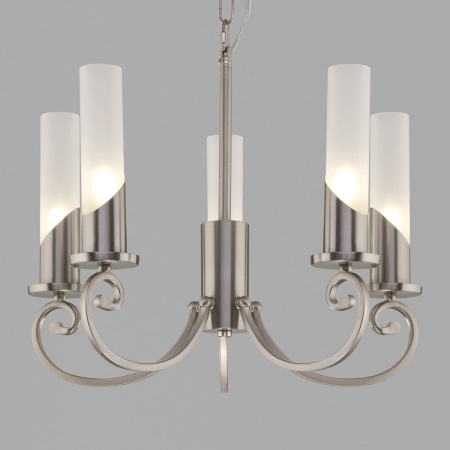 Подвесная люстра Eurosvet Banci 60117/5 никель