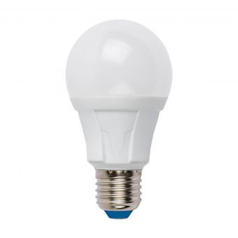 Лампа светодиодная диммируемая (UL-00004288) E27 12W 6500K матовая LED-A60 12W/6500K/E27/FR/DIM PLP01WH
