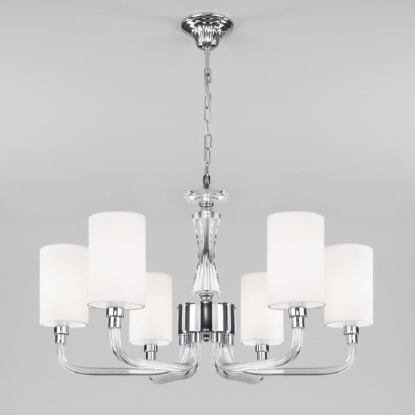 Подвесная люстра Eurosvet Catania 60120/6 хром Smart