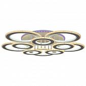 Потолочная светодиодная люстра Reluce 08881-0.3-5+5LED WH (BL+YL)