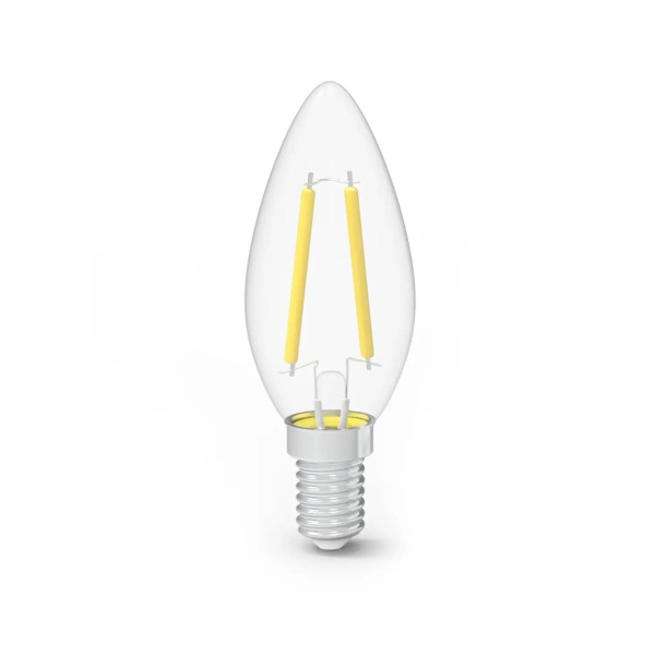 Лампа cветодиодная филаментная Gauss E14 7W 4100K прозрачная 3 шт. 103901207T