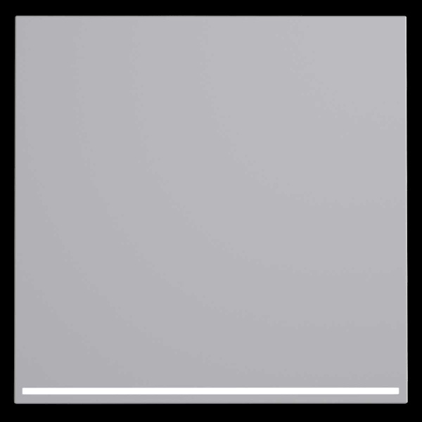 Клавиша для выключателя/переключателя одноклавишного с подсветкой, S70 (серый) Voltum VLS000216