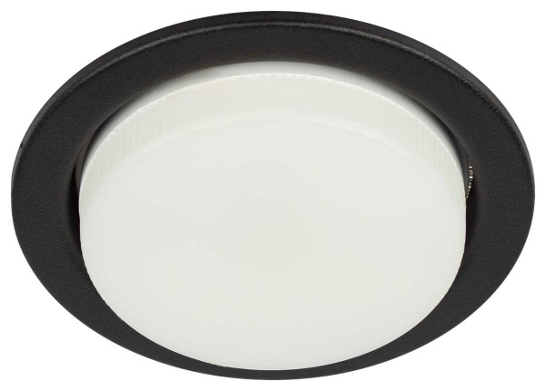 Светильник встраиваемый ЭРА KL70 SBK под лампу GX53 черный Б0057476