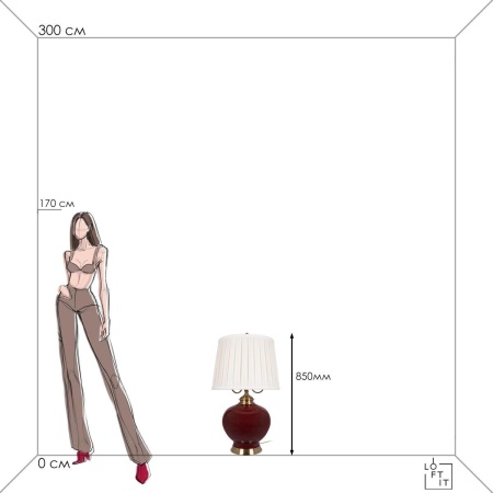 Настольная лампа Loft IT Ruby 10267T/L Настольная лампа Loft IT Ruby 10267T/L
