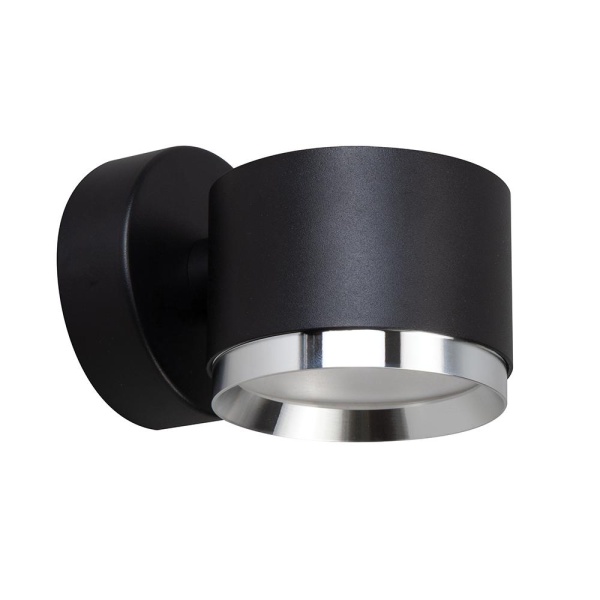 Светильник  настенный Feron HL4598  Barrel DUET 12W, 230V,GX53, черный + хром IP20 Светильник  настенный Feron HL4598  Barrel DUET 12W, 230V,GX53, черный + хром IP20