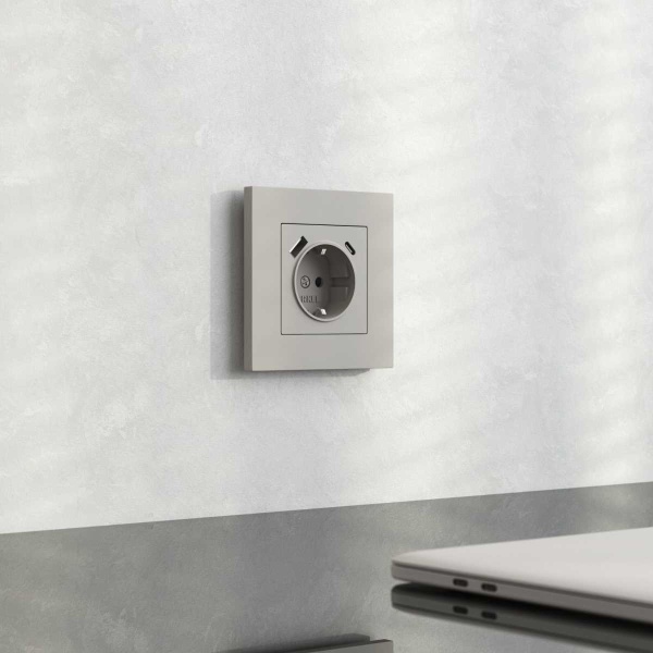 Рамка на 1 пост Werkel Slab дымчатый софт W0012917 a071622