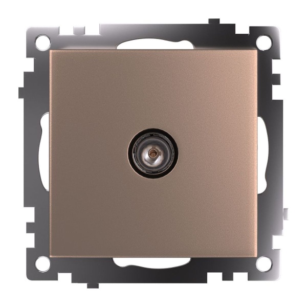 ТВ-розетка Stekker Катрин шампань GLS00-7108-02 39600