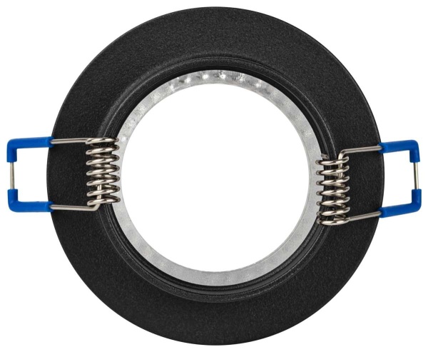 Светильник встраиваемый декоративный ЭРА DK109 BK/CL под лампу MR16 GU5.3 черный/прозрачный Б0058417