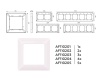 Рамка AMBRELLA VOLT AF110205