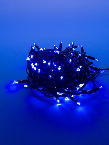 Уличная светодиодная гирлянда Uniel 220V синий ULD-S1000-120/TBK Blue IP67 UL-00003942
