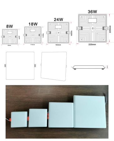 Встраиваемый светодиодный светильник Zortes CLOUD ZRS.57794.24