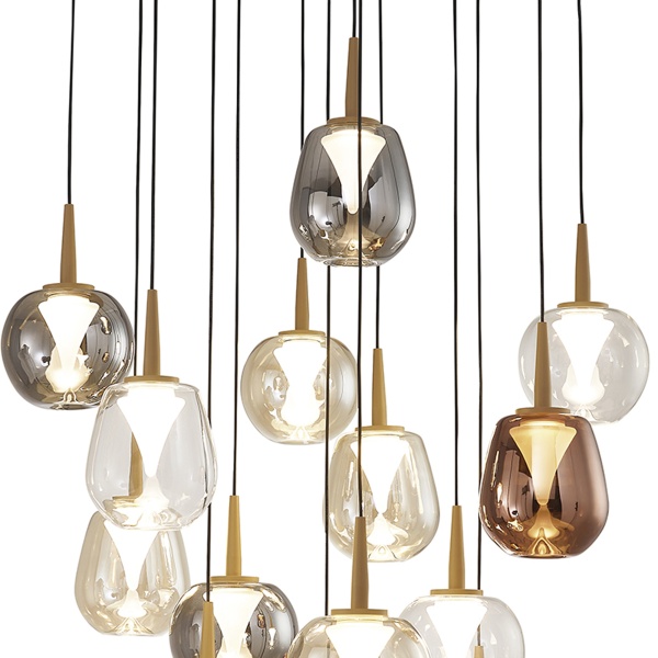 Подвесная светодиодная люстра Mantra Andromeda 8935+14PL