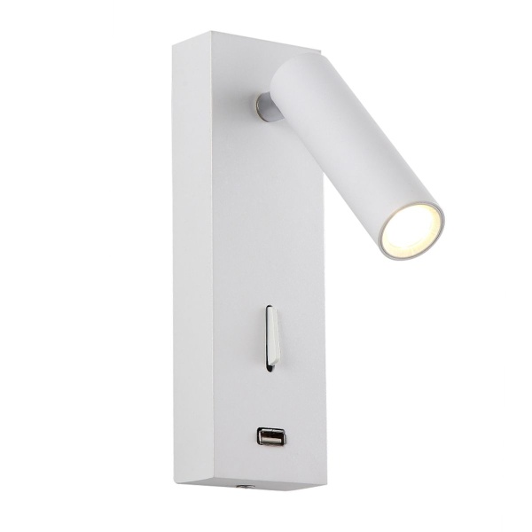 Настенный светильник Crystal Lux CLT 210W USB WH