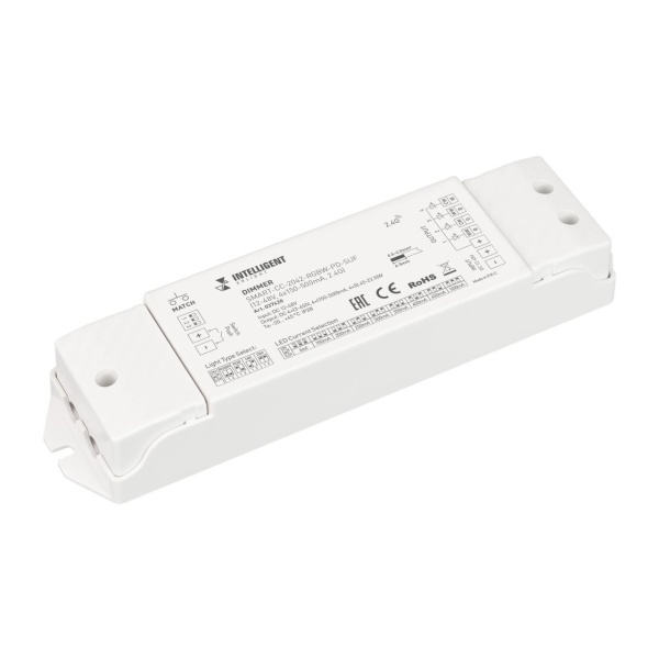 INTELLIGENT ARLIGHT Диммер SMART-CC-2042-RGBW-PD-SUF (12-48V, 4x150-500mA, 2.4G) (IARL, Контроллер) 037420