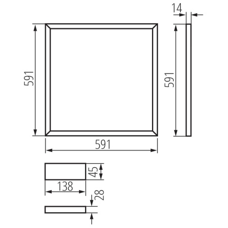 Светодиодная панель Kanlux Avar 26771