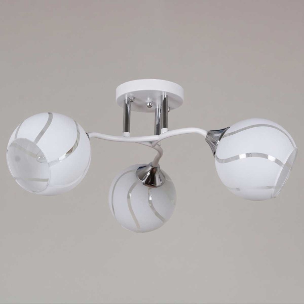 Потолочная люстра Reluce 99360-0.3-03 WH+CR