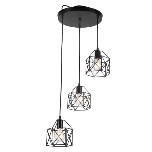 Подвесная люстра IMEX MD.0330-3-P BK