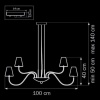 Подвесная люстра Lightstar Diafano 758164