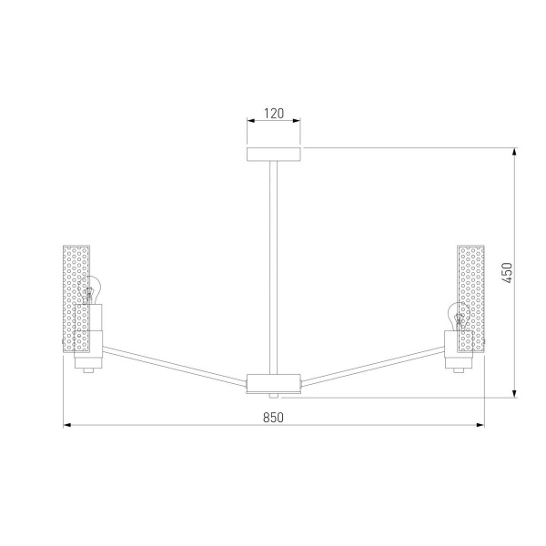 Потолочная люстра Eurosvet Grino 70139/8 никель