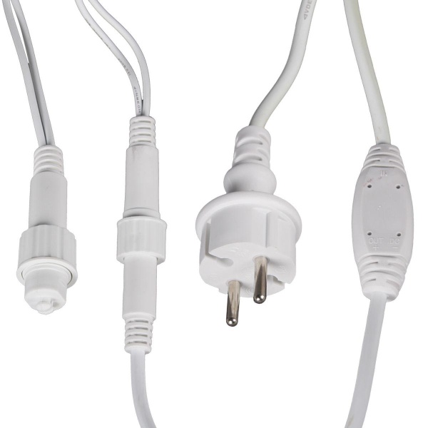 Cветодиодная гирлянда Sneha бахрома 230V теплый белый статичный A-057B WT