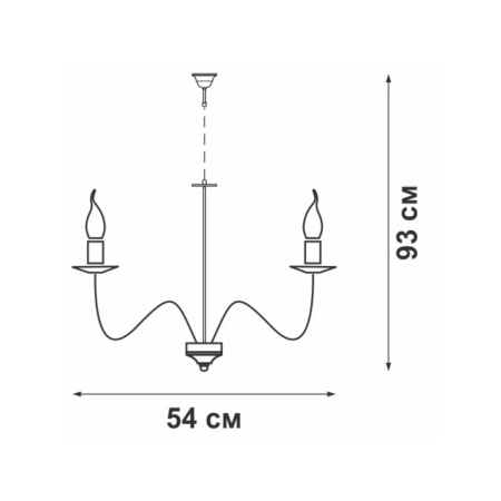Подвесная люстра Vitaluce V1301-1/5
