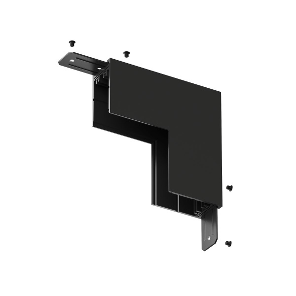 Коннектор L-образный стена-потолок Denkirs Smart Base TR2108-BK