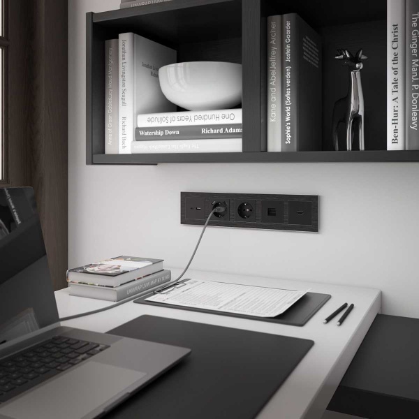 Розетка HDMI Werkel черный матовый W1186008 4690389157066