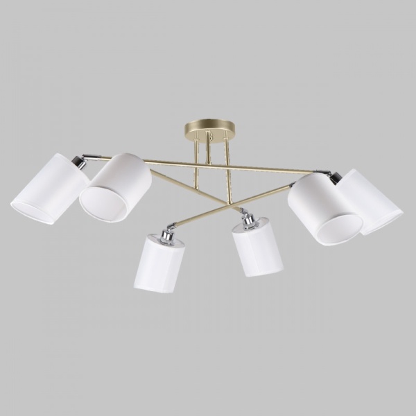 Потолочная люстра IMEX MD.9141-6-S GD+CH