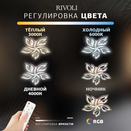 Потолочная светодиодная люстра Rivoli Teodora 6149-105 Б0066442