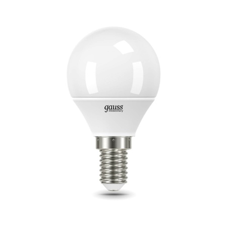 Лампа светодиодная Gauss E14 4W 3000K матовая 63114