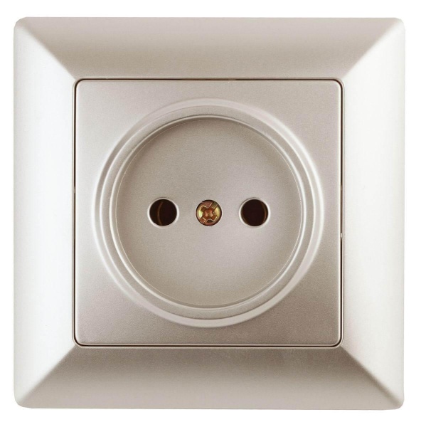 Розетка ЭРА Intro Solo 2P 16A 250V шампань 4-201-04 Б0043308 Розетка ЭРА Intro Solo 2P 16A 250V шампань 4-201-04 Б0043308