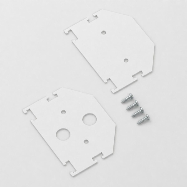 Заглушки для шинопровода в натяжной потолок 85204/00 белый 2шт Elektrostandard 85206/00_система Слим a072621