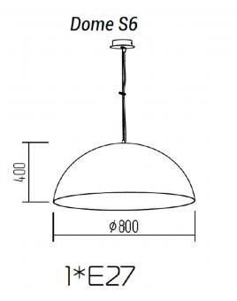 Подвесной светильник TopDecor Dome S6 11