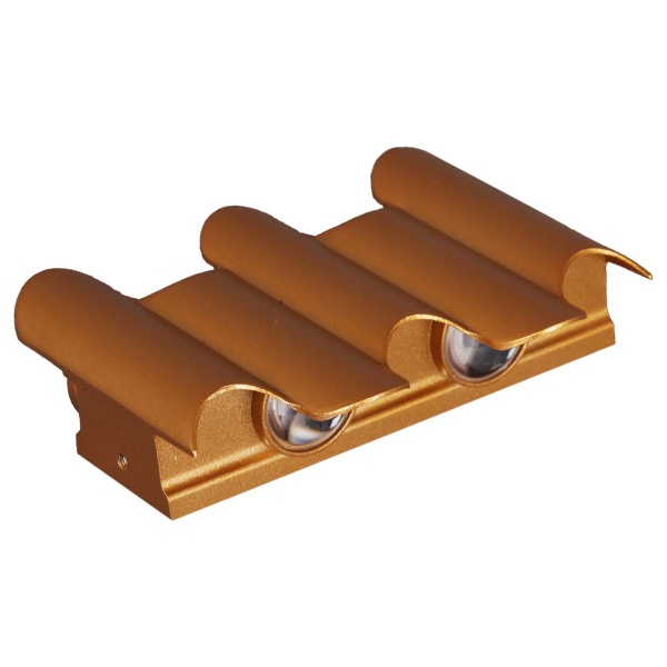 Уличный настенный светодиодный светильник Reluce 86851-9.2-005KT LED5W GOLD