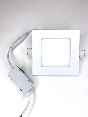 Встраиваемый светодиодный светильник Elvan VLS-102SQ-6W-WH-Wh