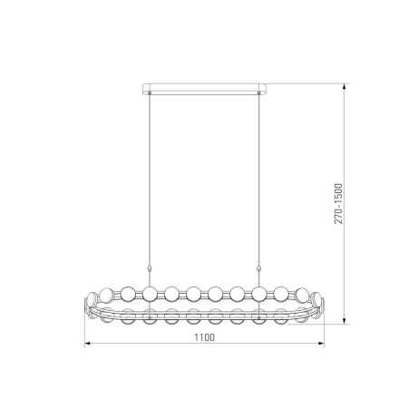 Подвесной светодиодный светильник Eurosvet Tapioca 90332/26