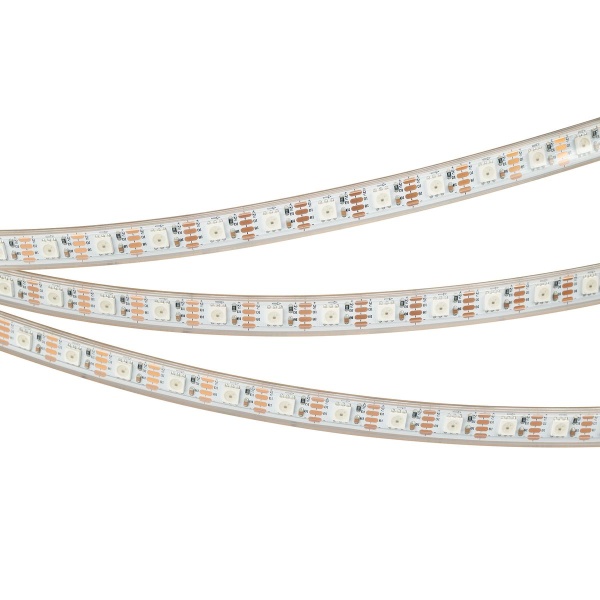 Светодиодная влагозащищенная лента Arlight Бегущий огонь 8W/m 60Led/m 5060SMD разноцветный 5M SPI-P-B60-12mm 12V RGB-PX1-BPT 041615(1)
