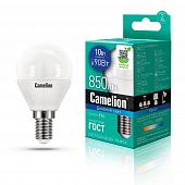 Лампа светодиодная Camelion E14 10W 6500K LED10-G45/865/E14 13569