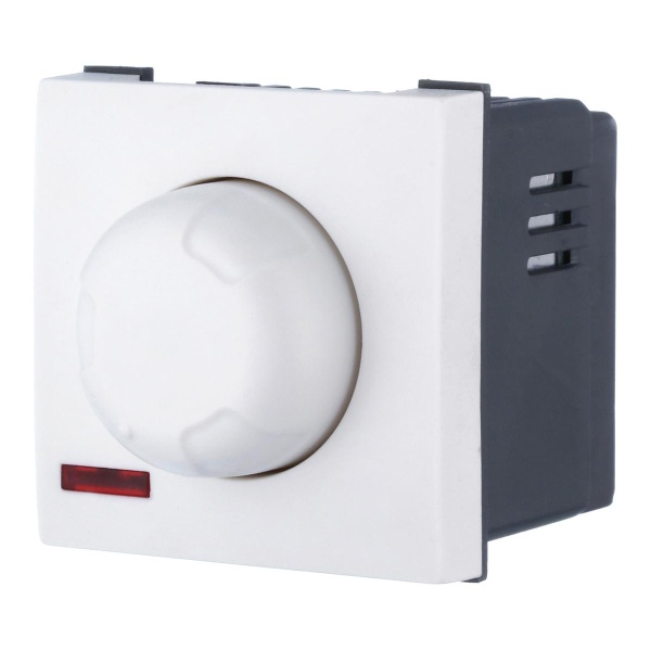 Светорегулятор LK Studio поворотный нажимной 600 Вт (белый) LK45 857204-1 Светорегулятор LK Studio поворотный нажимной 600 Вт (белый) LK45 857204-1