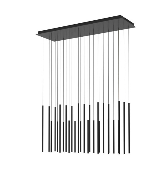 Люстра подвесная Alfa Light F3924-03 black 54W 120*40*H 150