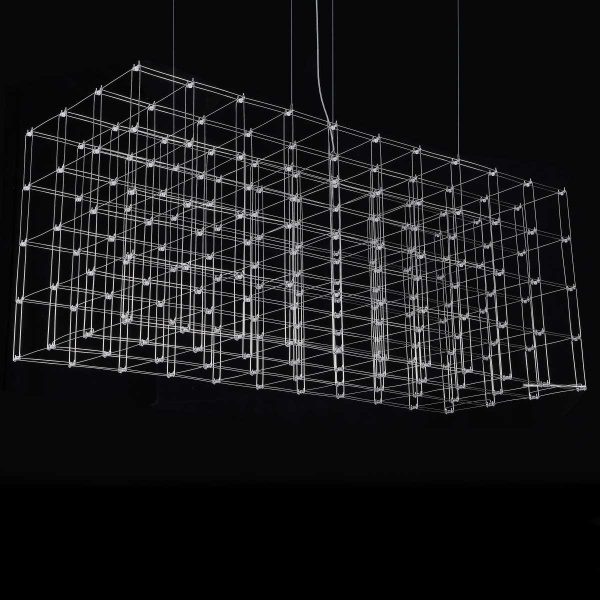 Подвесная люстра Imperium Loft Quasar Cosmos Square Led Pendant Light 80/80/200 252290-22