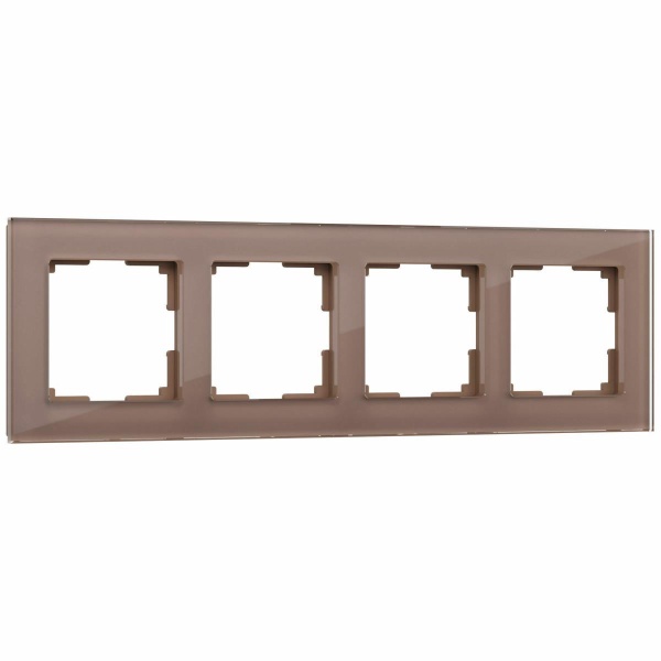 Рамка на 4 поста Werkel Favorit латте W0041142 4690389183454