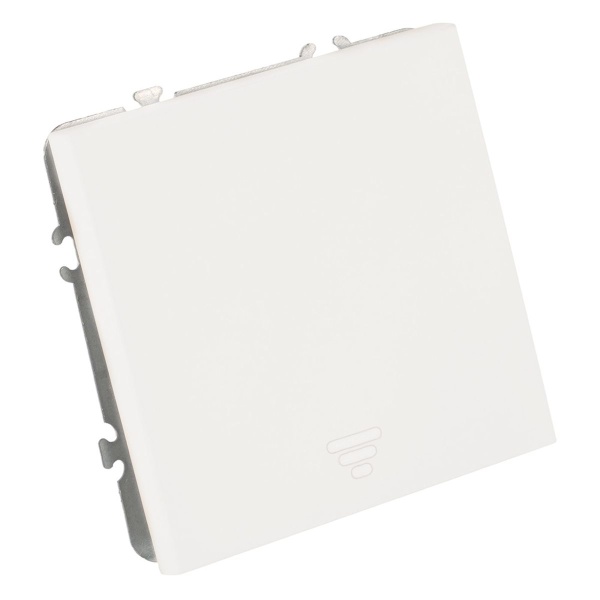 Выключатель 1-клавишный самовозвратный (механизм), Stekker, 250В, 10А Эмили, RSW10-5112-01, белый фарфор, soft touch 50324